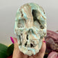 Large Blue Aragonite Skull Crystal Skull Carving