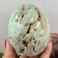 Large Blue Aragonite Skull Crystal Skull Carving