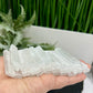 Satin Spar Selenite Raw Sticks Wands Healing Crystal Morocco 30 Pieces 215g 6cm