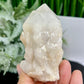 Candle Pineapple Quartz Flower Cluster Crystal Specimen With Stand 214g