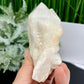 Candle Pineapple Quartz Flower Cluster Crystal Specimen With Stand 214g