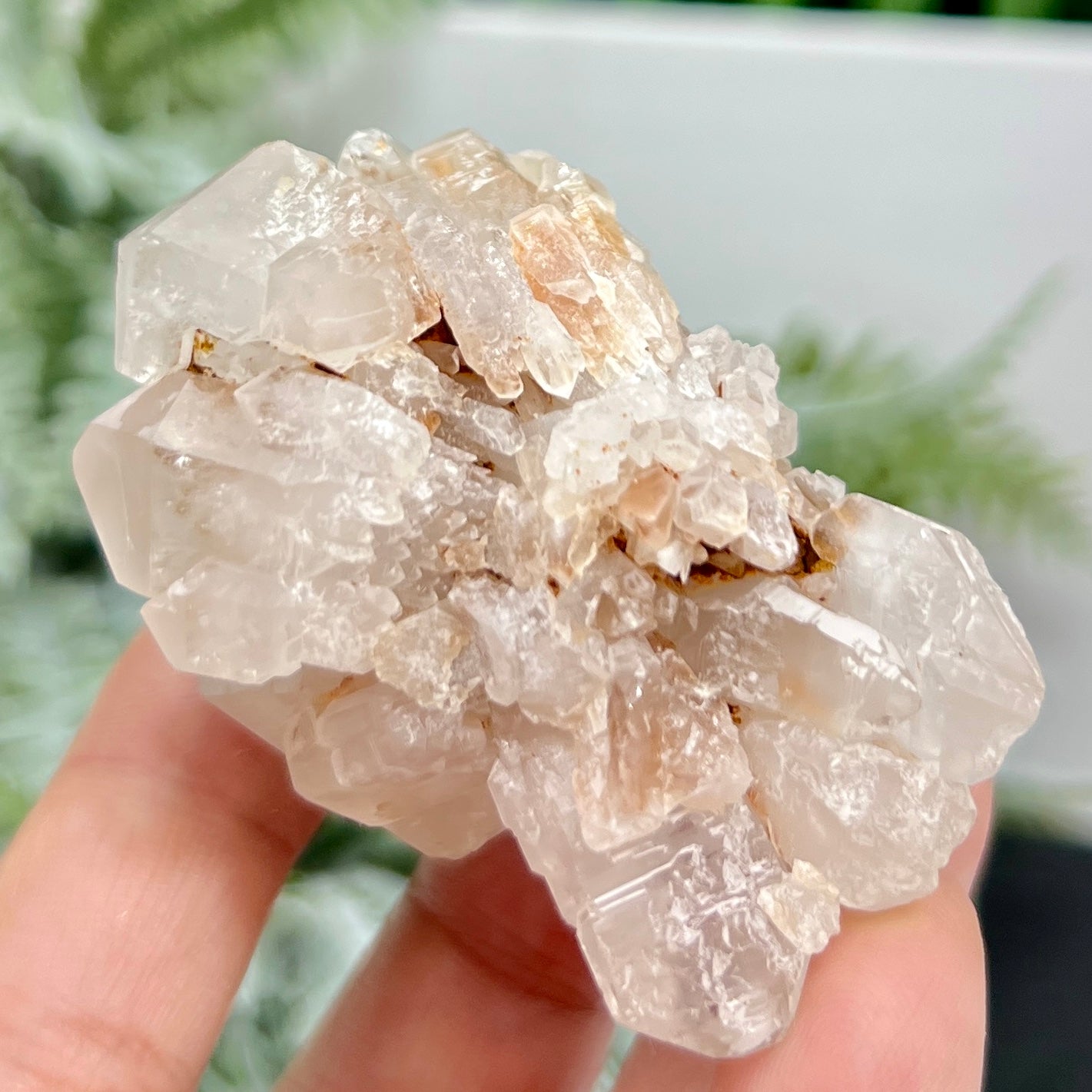 Candle Pineapple Quartz Flower Cluster Natural Crystal Specimen 100g