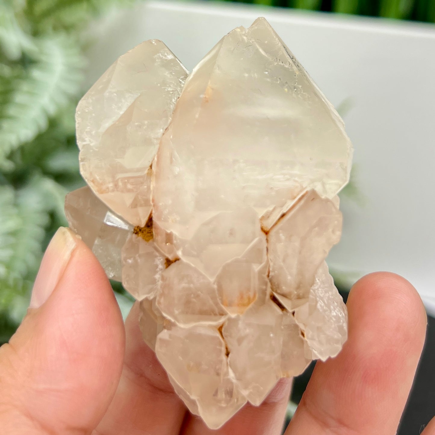 Candle Pineapple Quartz Flower Cluster Natural Crystal Specimen 94g