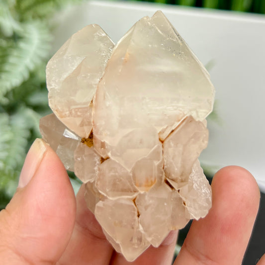 Candle Pineapple Quartz Flower Cluster Natural Crystal Specimen 94g