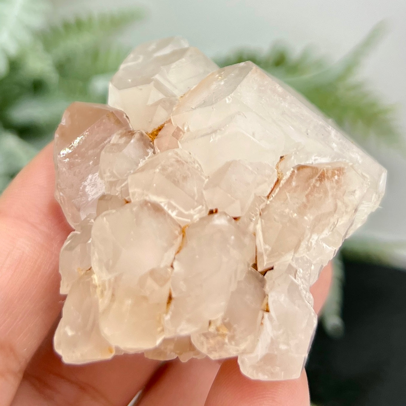 Candle Pineapple Quartz Flower Cluster Natural Crystal Specimen 94g