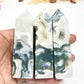 Druzy Moss Agate Obelisk Points Towers Crystal Generators