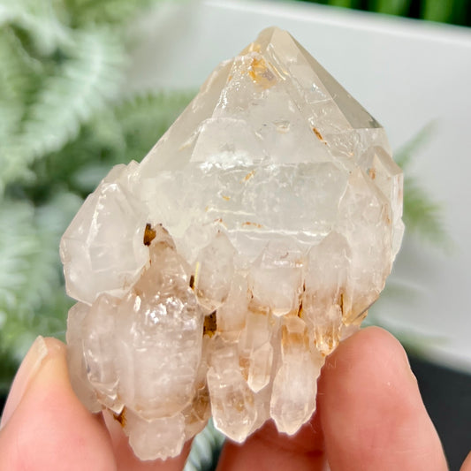 Candle Pineapple Quartz Flower Cluster Natural Crystal Specimen 90g