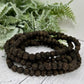 Black Rudraksha Beads 108 Mala Prayer Meditation Sacred Seeds DIY