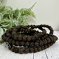 Black Rudraksha Beads 108 Mala Prayer Meditation Sacred Seeds DIY