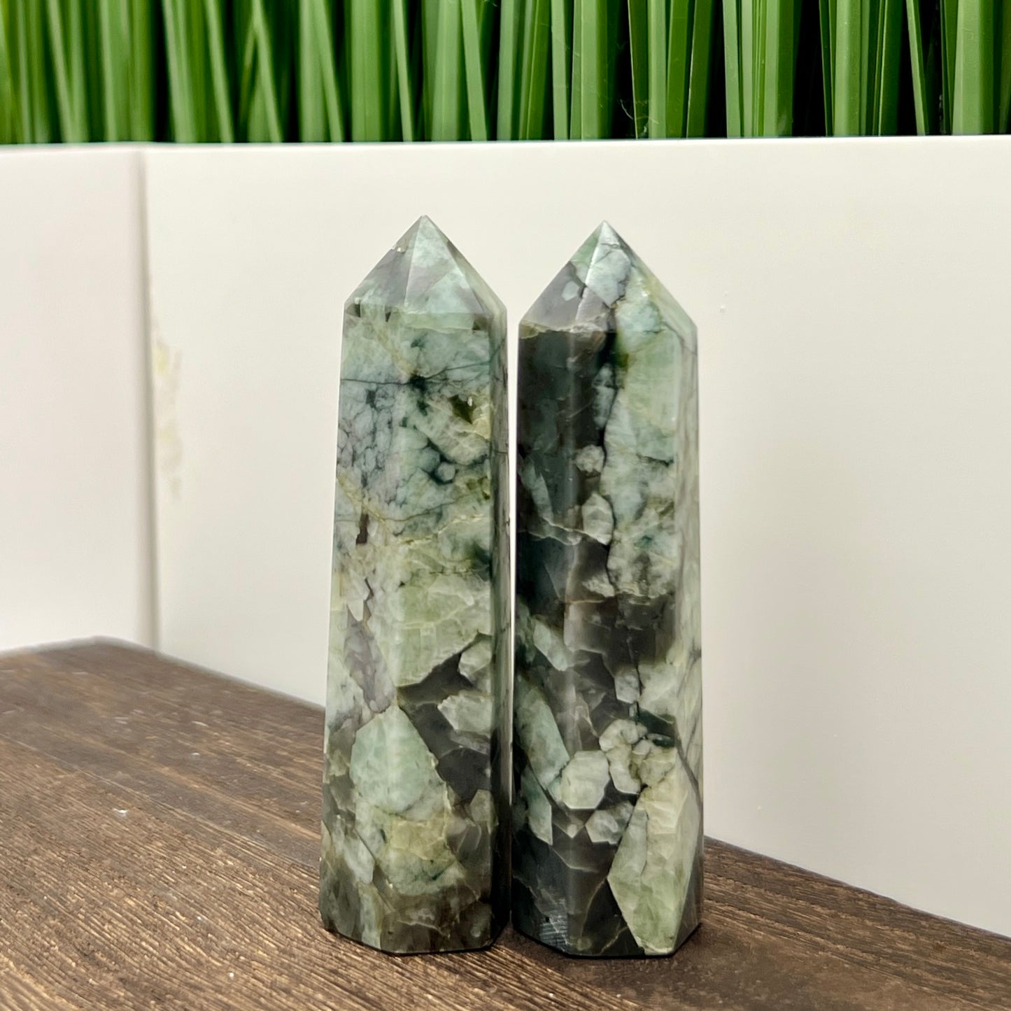 Emerald Points Towers Crystal Generators