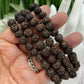 Black Rudraksha Beads 108 Mala Prayer Meditation Sacred Seeds DIY