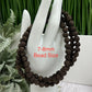 Black Rudraksha Beads 108 Mala Prayer Meditation Sacred Seeds DIY