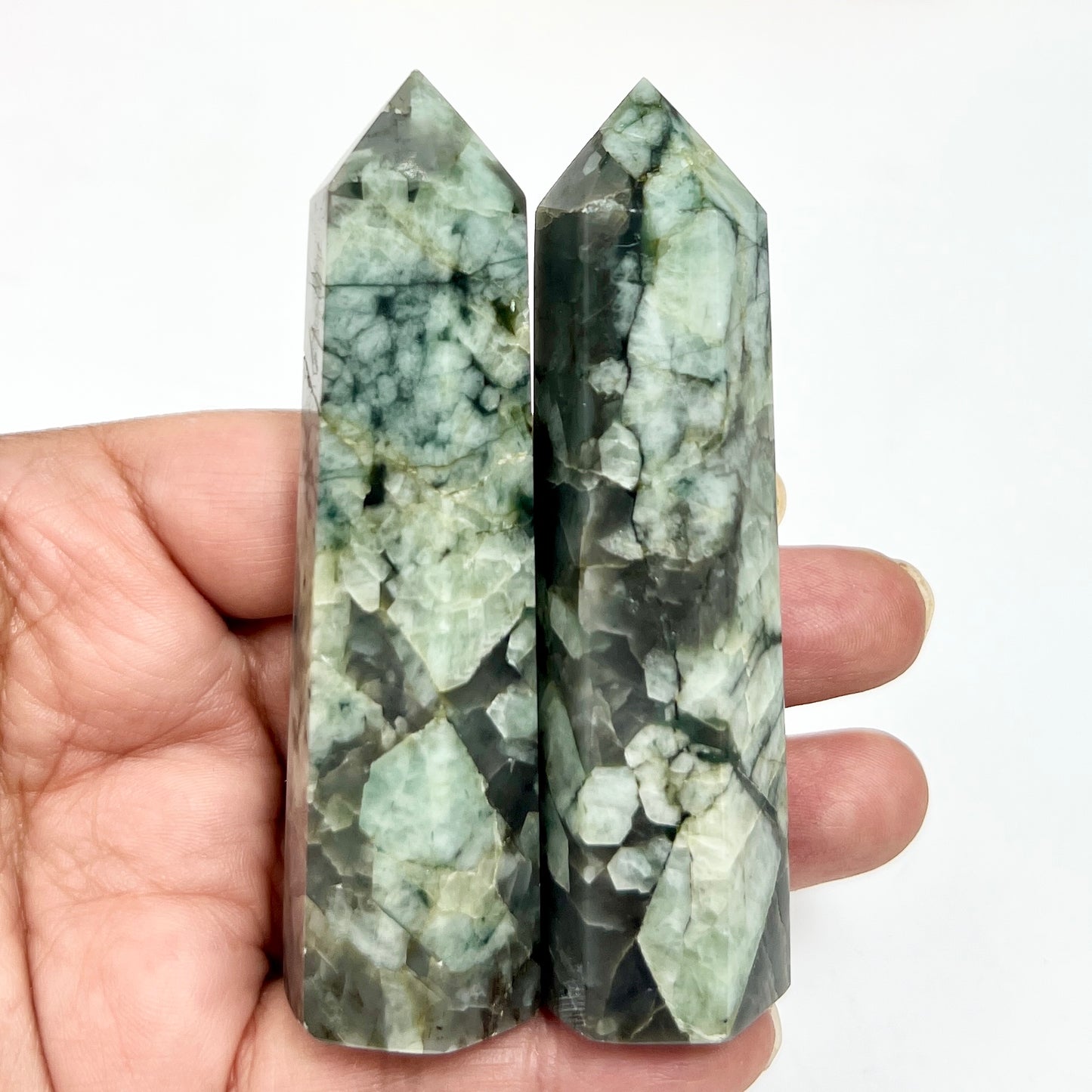 Emerald Points Towers Crystal Generators