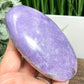 Lepidolite Purple Mica Extra Large Palm Stone Meditation Crystal 494g