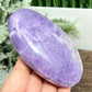 Lepidolite Purple Mica Extra Large Palm Stone Meditation Crystal 494g