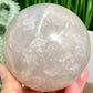 Blue Rose Quartz with Dendrites Sphere Healing Crystal Ball 746g 81mm