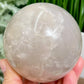 Blue Rose Quartz with Dendrites Sphere Healing Crystal Ball 746g 81mm