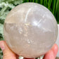 Blue Rose Quartz with Dendrites Sphere Healing Crystal Ball 746g 81mm