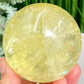 Citrine Sphere Natural Healing Crystal Ball 468g 70mm