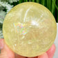 Citrine Sphere Natural Healing Crystal Ball 468g 70mm