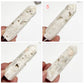 Druzy White Agate Points Towers Crystal Generators