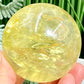 Citrine with Golden Healer Sphere Natural Crystal Ball 372g 65mm