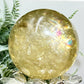 Citrine Sphere Natural Healing Crystal Ball 372g 65mm