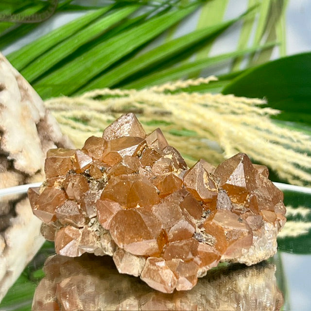 Red Quartz Hematoid Natural Mineral Specimen Healing Crystal 200g