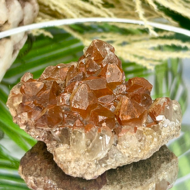 Red Quartz Hematoid Natural Mineral Specimen Healing Crystal 164g