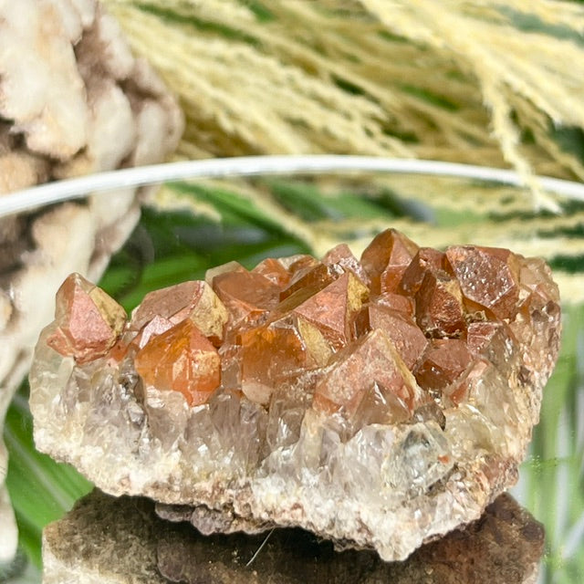 Red Quartz Hematoid Natural Mineral Specimen Healing Crystal 164g