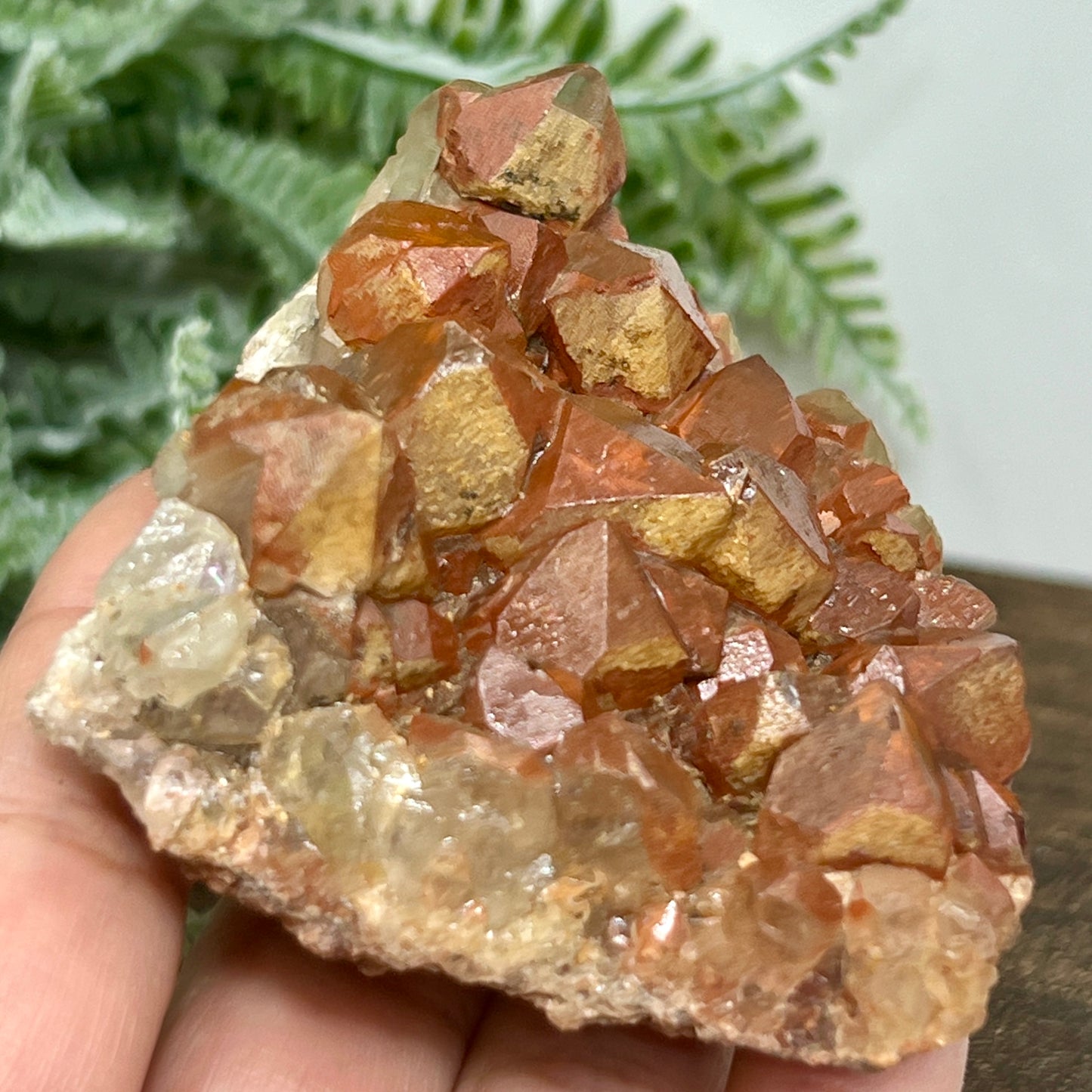 Red Quartz Hematoid Natural Mineral Specimen Healing Crystal 164g