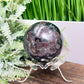 Garnet in Arfvedsonite Sphere Healing Crystal Ball 748g 76mm