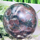 Garnet in Arfvedsonite Sphere Healing Crystal Ball 748g 76mm