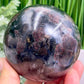 Garnet in Arfvedsonite Sphere Healing Crystal Ball 748g 76mm