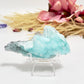 Blue Aragonite High Grade Raw Specimen Natural Crystal With Stand