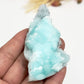 Blue Aragonite High Grade Raw Specimen Natural Crystal With Stand