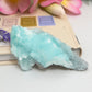 Blue Aragonite High Grade Raw Specimen Natural Crystal With Stand