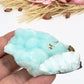 Blue Aragonite High Grade Raw Specimen Natural Crystal With Stand