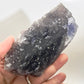 Natural Fluorite Specimen Natural Raw Crystal With Stand