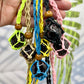 Crystal Macrame Tumbled Stone Necklaces Wearable Crystals