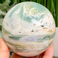 Ocean Sea Jasper Sphere Large Crystal Ball 944g 90mm