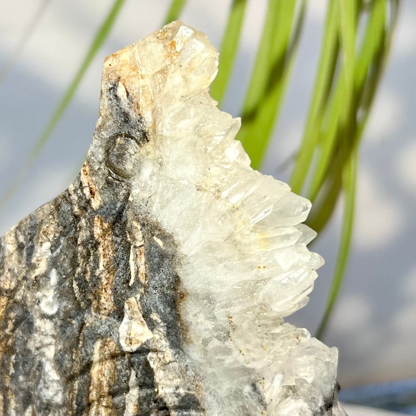 Clear Quartz Angel Fairy Healing Crystal Carving