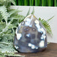 Orca Agate Ocean Agate Ocean Orbicular Agate With Quartz Flame Healing Crystal Carving 587g