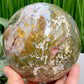 Ocean Sea Jasper Sphere Healing Crystal Ball 1595g 106mm