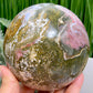 Ocean Sea Jasper Sphere Healing Crystal Ball 1595g 106mm