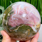 Ocean Sea Jasper Sphere Healing Crystal Ball 1595g 106mm