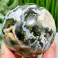 Ocean Sea Jasper Sphere Healing Crystal Ball 312g 62mm