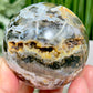 Ocean Sea Jasper Sphere Healing Crystal Ball 312g 62mm