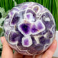 Chevron Dream Amethyst Purple Sphere Healing Crystal Ball 1386g 101mm