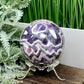 Chevron Dream Amethyst Sphere Healing Crystal Ball 1183g 95mm